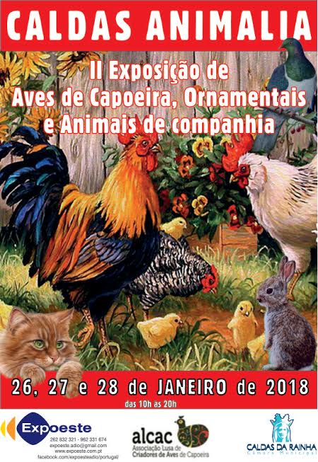 2ª Caldas Animália - Exposição de Aves de Capoeira, Ornamentais e Animais de Companhia